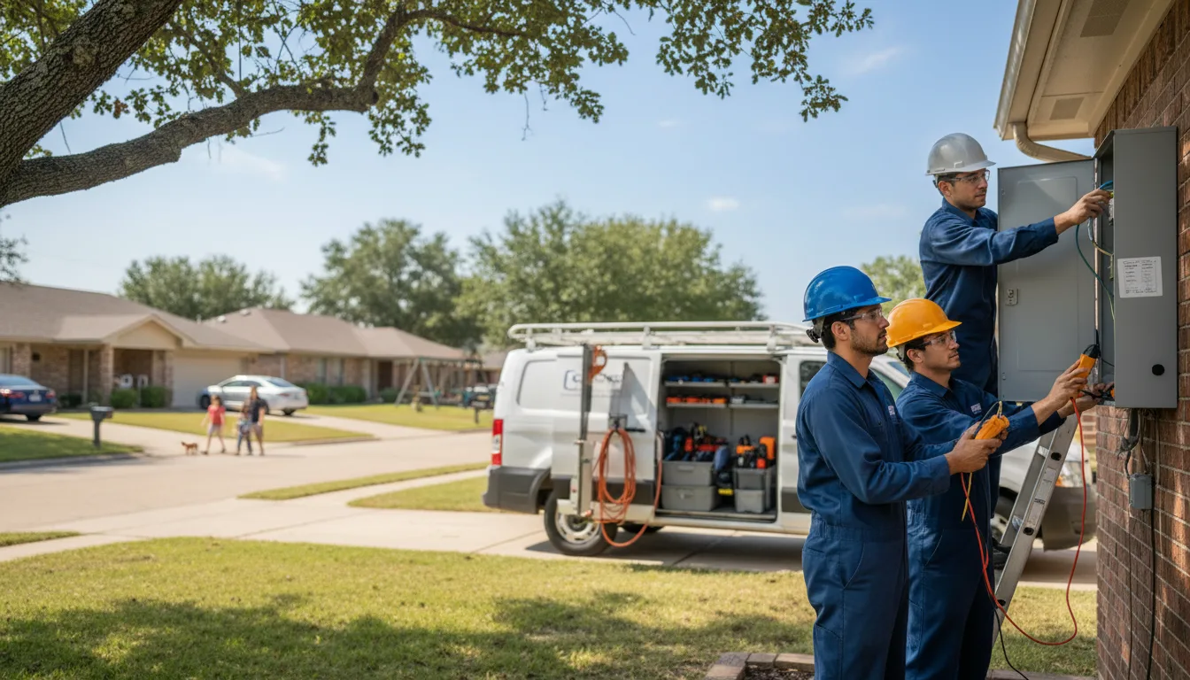 Certified electrician providing emergency electrical services in Clare, IL